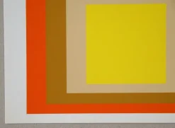 Pamono After Josef Albers, Homage to the Square: Yes Sir, 1977, Silkscreen><noscript><img width=