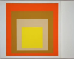 Pamono After Josef Albers, Homage to the Square: Yes Sir, 1977, Silkscreen><noscript><img width=