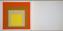 Pamono After Josef Albers, Homage to the Square: Yes Sir, 1977, Silkscreen><noscript><img width=