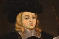 Pamono After Juan Bautista Martínez Del Mazo, Charles II King of Spain Portrait as a Child, 1667, Oil on Canvas, Framed><noscript><img width=