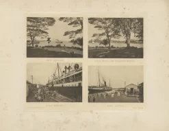 Pamono After Kleingrothe, Harbour Views of Colonial Singapore, 1907, Photographic Heliogravure><noscript><img width=