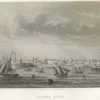 Clearance Pamono After Lebreton, Illustration of Buenos Aires, City and Harbor View, 1867, Engraving