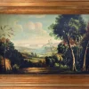 Pamono After Lorrain, Italian Landscape Painting, 2006, Oil on Canvas> Old Masters