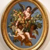 Pamono After Luigi Garzi, Angels, Flowers & Fruit, 1700, Oil on Canvas> Old Masters|Classical