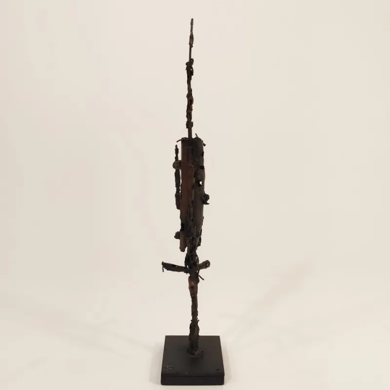 Pamono After Marcello Fantoni, Abstract Sculpture, 1950s, Copper
