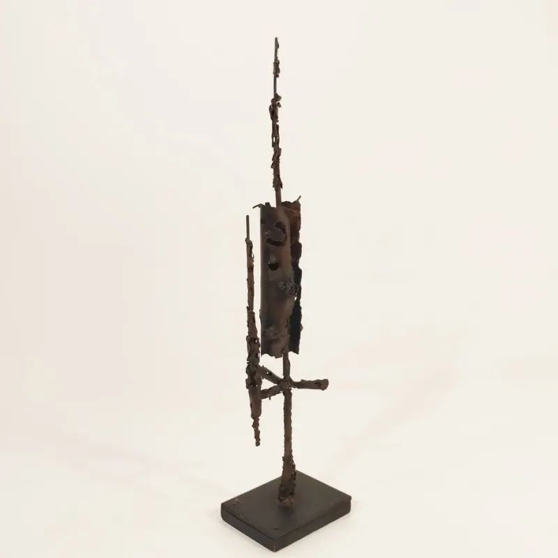 Pamono After Marcello Fantoni, Abstract Sculpture, 1950s, Copper