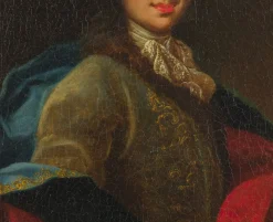 Outlet Pamono After Maria Giovanna Battista Clementi, Portrait, 1740, Oil on Canvas, Framed