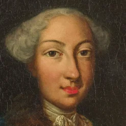 Outlet Pamono After Maria Giovanna Battista Clementi, Portrait, 1740, Oil on Canvas, Framed