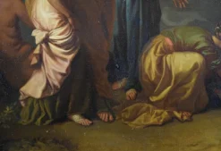 Outlet Pamono After Nicolas Poussin, Moses Saved from the Waters, 19th Century, Oil on Canvas, Framed