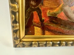 Discount Pamono After Paul Peel, After the Bath, 1900s, Oil on Canvas, Framed