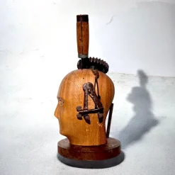 Pamono After Raoul Hausmann, Mechanical Head, 1970s, Wood><noscript><img width=