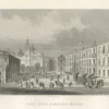 Pamono After Raynond, Plaza Santo Domingo, Mexico City, Architectural Illustration, 1867, Engraving> Contemporary|Prints & Multiples
