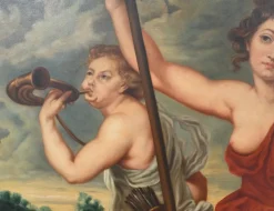 Clearance Pamono After Rubens, Diana the Huntress, 1880, Oil Painting, Framed