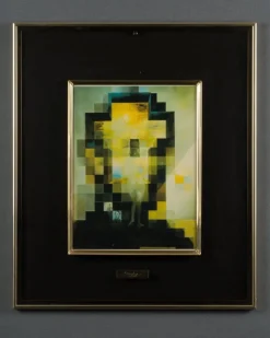 Pamono After Salvador Dali, Lincoln / Gala Anamorphosis Portrait> Prints & Multiples