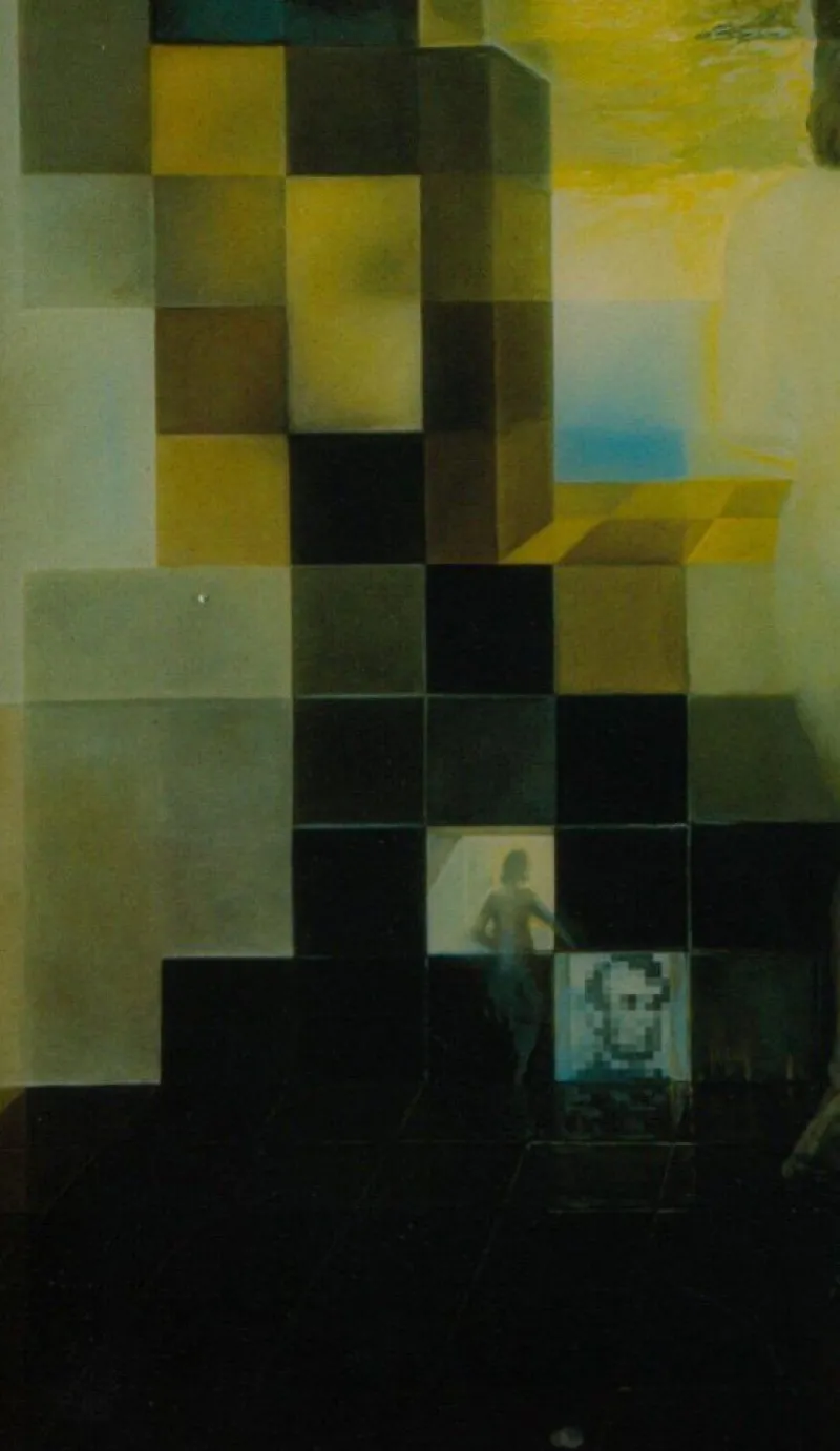 Pamono After Salvador Dali, Lincoln / Gala Anamorphosis Portrait> Prints & Multiples