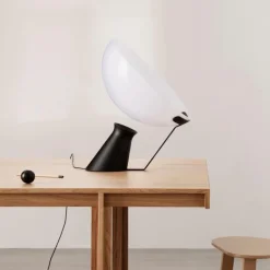 Best Pamono Aida Aluminium and Glass Table Lamp by Angelo Mangiarotti for House of Finn Juhl