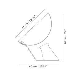 Best Pamono Aida Aluminium and Glass Table Lamp by Angelo Mangiarotti for House of Finn Juhl