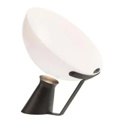 Best Pamono Aida Aluminium and Glass Table Lamp by Angelo Mangiarotti for House of Finn Juhl