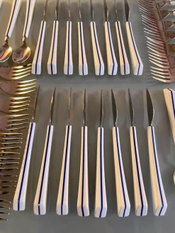 Outlet Pamono Air France Cutlery by Nathalie Georges, 1980s, Set of 48