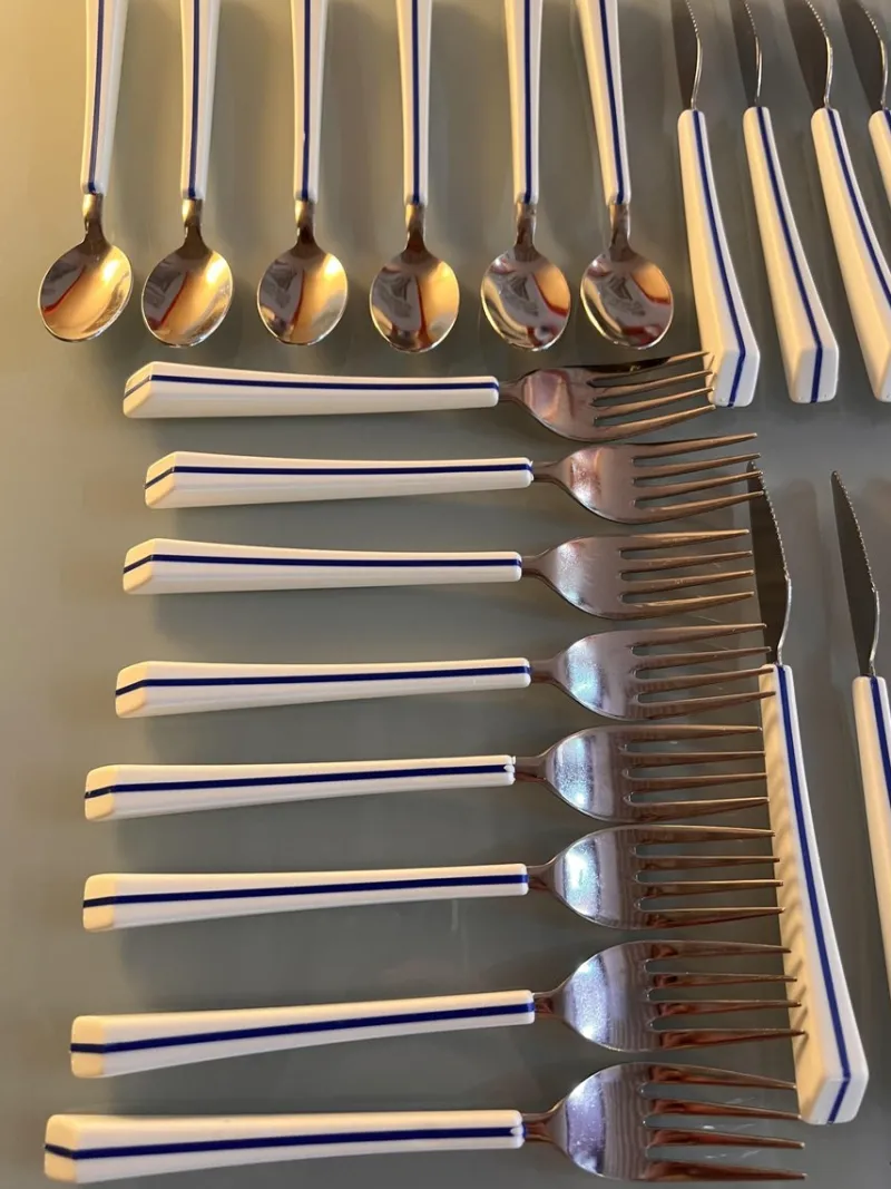 Outlet Pamono Air France Cutlery by Nathalie Georges, 1980s, Set of 48