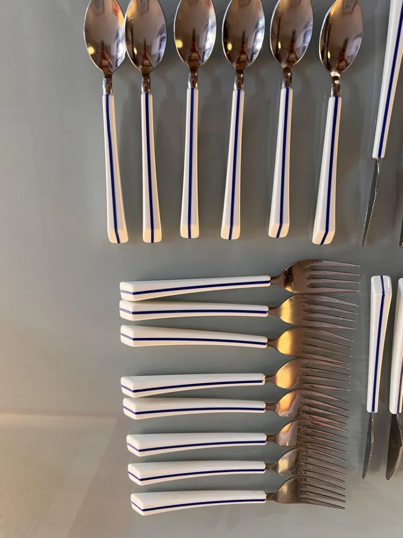 Outlet Pamono Air France Cutlery by Nathalie Georges, 1980s, Set of 48