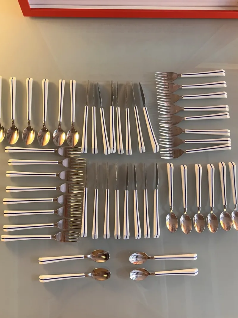 Outlet Pamono Air France Cutlery by Nathalie Georges, 1980s, Set of 48