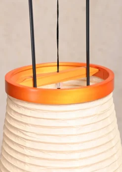 New Pamono Akari Model 14a Light Sculpture in Washi Paper and Bamboo by Isamu Noguchi