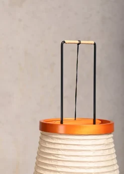 New Pamono Akari Model 14a Light Sculpture in Washi Paper and Bamboo by Isamu Noguchi