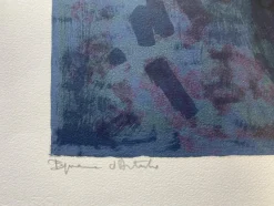 Pamono Alain Bonnefoit, L'apaisement, 1974, Original Lithograph><noscript><img width=