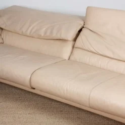 Pamono Alanda Leather Sofa by Paolo Piva for B&B Italia, 1980><noscript><img width=