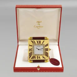 Online Pamono Alarm Clock Pendulette from Cartier, Swiss, 1990s