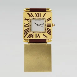 Online Pamono Alarm Clock Pendulette from Cartier, Swiss, 1990s