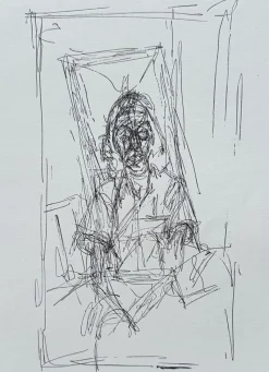 Pamono Alberto Giacometti, Portrait, 1956, Lithograph> Prints & Multiples