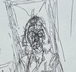 Pamono Alberto Giacometti, Portrait, 1956, Lithograph><noscript><img width=