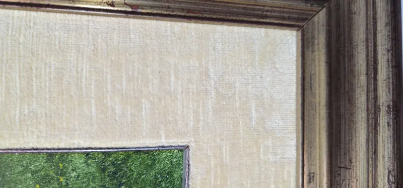 Hot Pamono Alberto Vespaziani, A Mountain Meadow, 1970s, Oil on Canvas, Framed