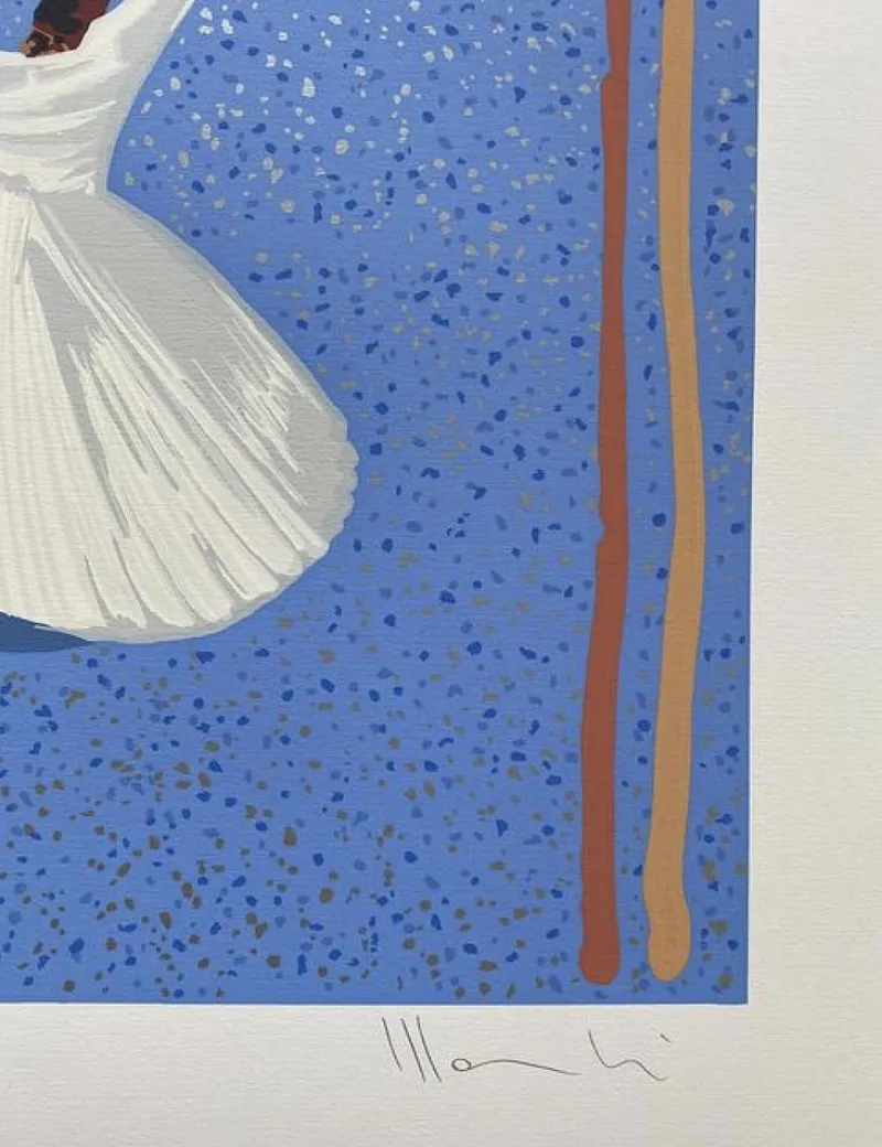 Pamono Aldo Mondino, Turcata, Silkscreen Print> Abstraction