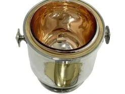 Pamono Aldo Tura Ice Bucket for Macabo, Italy, 1950s><noscript><img width=
