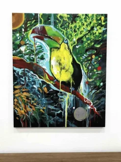 Pamono Alessandro Filetti, Tucano, Acrylic Paint & Posca, 2013> Contemporary|Painting