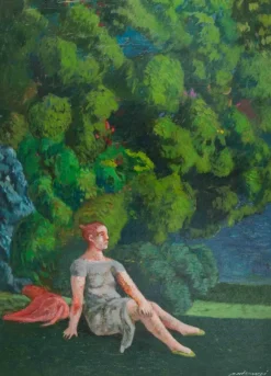 Pamono Alessio Paternesi, Scenario of the Soul, Oil on Panel, 1990s> Contemporary|Painting