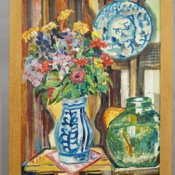 Pamono Alexander Michael, Impressionistic Still Life, 1975, Oil Painting><noscript><img width=