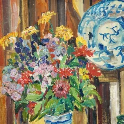 Pamono Alexander Michael, Impressionistic Still Life, 1975, Oil Painting><noscript><img width=