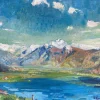 Pamono Alexandre de Spengler, Point de vue, 1932, Canvas Painting> Impressionist