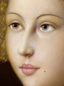 Pamono Alfonso Rocchi, Fanciulla with Cardo, Italy, 2018, Oil on Canvas><noscript><img width=
