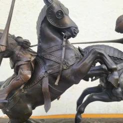 Hot Pamono Alfred De Nieuwerkerke, Battle of the Duke of Clarence, Late 19th Century, Bronze