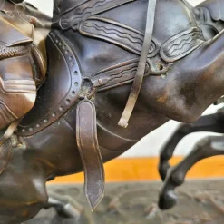 Hot Pamono Alfred De Nieuwerkerke, Battle of the Duke of Clarence, Late 19th Century, Bronze