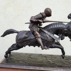 Hot Pamono Alfred De Nieuwerkerke, Battle of the Duke of Clarence, Late 19th Century, Bronze