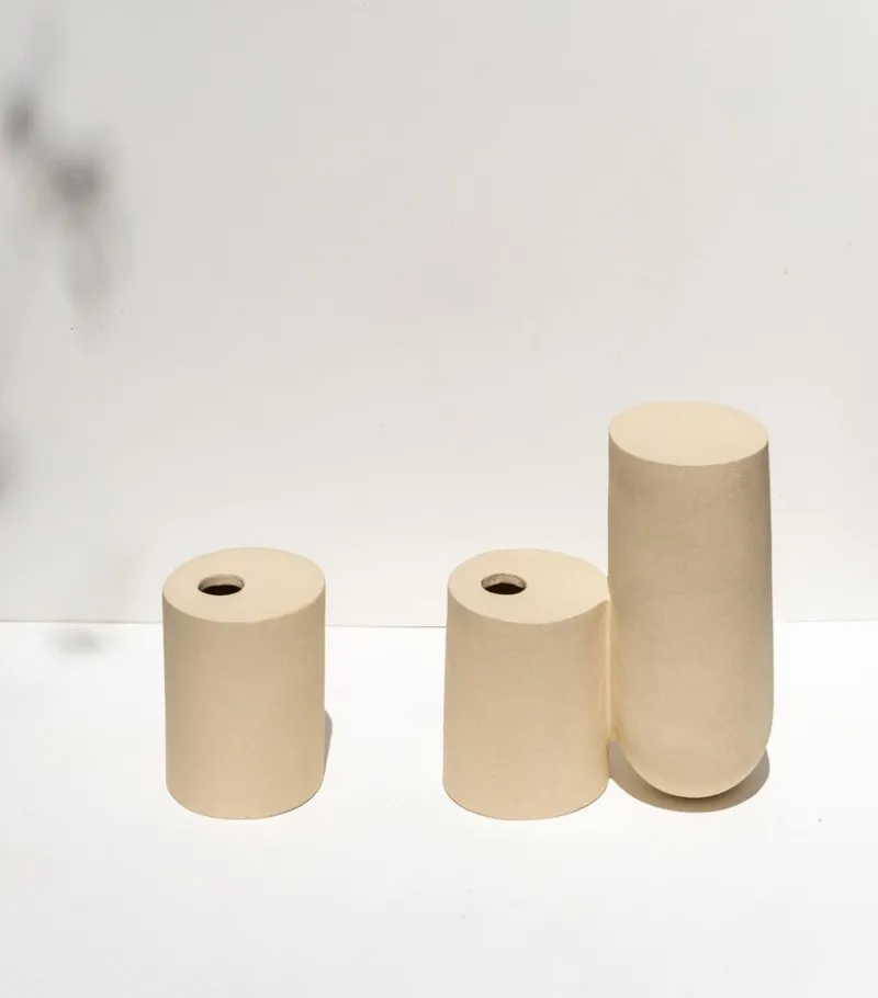 Pamono Almond Moor Bed Bases by Lisa Allegra, Set of 4> Wall Lights & Sconces
