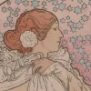 New Pamono Alphonse Mucha, La Dame aux Camelias from Les Maîtres de L'Affiche, 1898, Original Lithograph