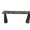 Pamono Alps Green Marble Eros Console by Angelo Mangiarotti for Skipper, 1990s> Console Tables
