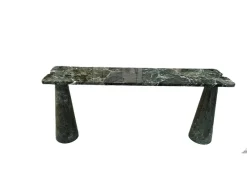 Pamono Alps Green Marble Eros Console by Angelo Mangiarotti for Skipper, 1990s> Console Tables